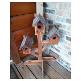 Cute little birdhouse with room for three, 32