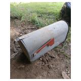 Metal mailbox manufactured by Jackes- Evans,