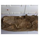 US military duffle bag, has a few holes