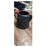 Vintage enamelware t3a kettle coffee pit camping