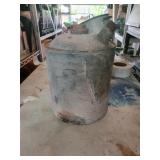 Antique Vintage Galvanized Metal Gas Fuel Can