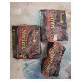 Fire starter log packs 3 pacakges as pictured
