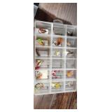 Shimano box full of fishing flies as pictured