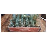 Vintage 1960s Coca-cola case 24 slots for glass