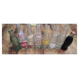 Lot of Vintage soda bottles big red Virginia d