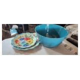 Pioneer woman melamine bowl and plates