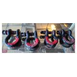 Set of 4 Daystar 3/4 wll 43/4t black withbred