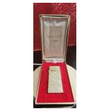 1960s gold Nesor 106 lighter in original box.