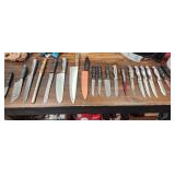kitchen Knives as pictured