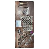 lot of sewing machine accessories Robbins feet