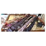 6 mens ties and one set of snazzy suspenders!!