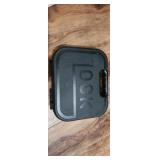 Glock handgun pistol case with trigger lock and