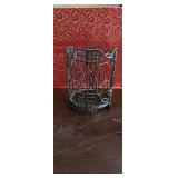 Vintage candle holder surround heavy metal