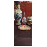 lot for religious glass and ceramic items
