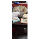 Homemade bunny easter decor items lot plus some
