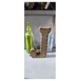 Heavy tabletop or wall hanging letter J 11.5 "
