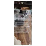 stackable coated wire baskets set of 3 great for