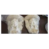 Cherub angels brand new wall shelves wall sconce