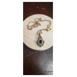 Avon Vintage Victorian Versailles Faux emerald