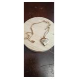 Avon Traditional Love Ruby heart pendant n