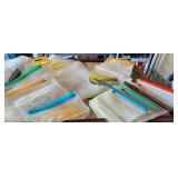 Kitchen storage bags reusable silicone and