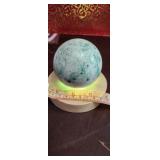 large PHOENIX STONE SPHERE STUNNING!!