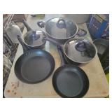 Mainstay iridescent non-stick coating 8 piece p