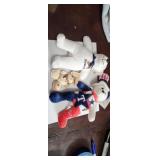 Stuffy Trio!! Kentucky Bear 4th of July Bear and