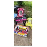 Kids pretend play toys little lawn chair pink a