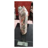 Large Money Agate Tower 6.25"  387g