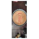 enjoy coke coca cola cork tray bottlecap 11"