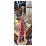 40" heavy silver bling belt with interchangeable