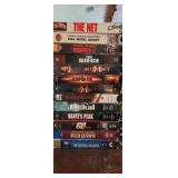 Lot of 26 action and susoense vhs movies