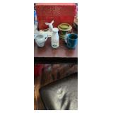 ceramic lot deer planter creamer faux milk jug