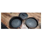 Cabelas cast iron double spout lot one #12