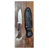 Gerber fixed blade knife with sheath as pictured