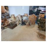 Vintage owl collection lot