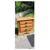 wooden nightstand with 2 drawers. 27" wide x