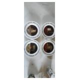 set of 4 herb decorative usable kitchen plates a