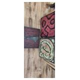 metal industrial graffiti style art work wall