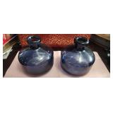 blue bulboys glass cases jars bottles as pictured