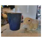 Rabbit and regular pot plant holders