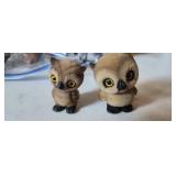 Josefs originals flocked owls from the 1960-70s