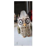 tealight owl candle light collectible aprox 8.5"
