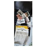 Binder full of military memorabilia as pictured