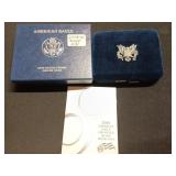 2008 American eagle 1 oz silver proof coin