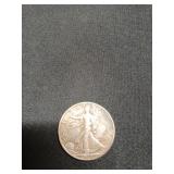 1943-D walking liberty half dollar