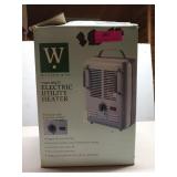 1500 W electric utility heater, works