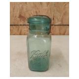 Ball Blue Glass jar with glass lid