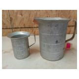 Toroware by Leyse 4 qt, pint aluminum pitchers